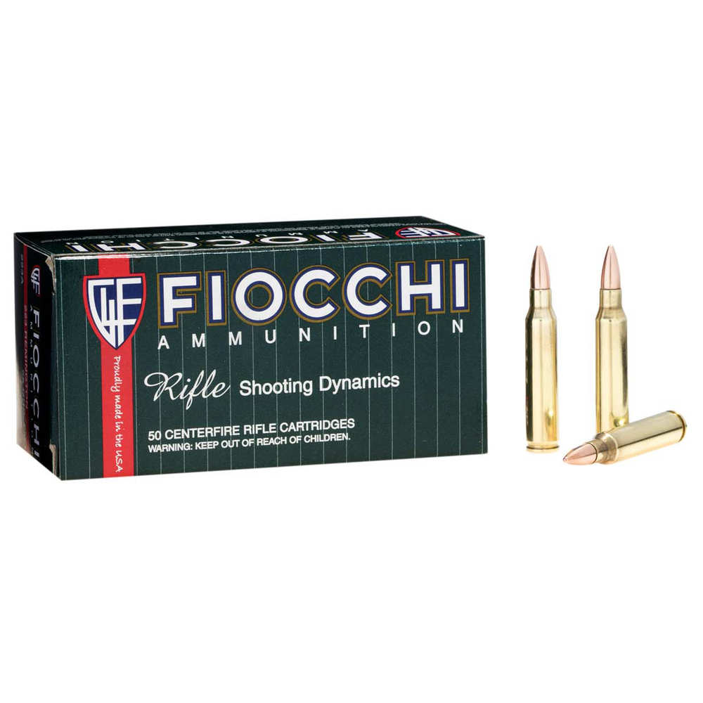 FIOCCHI 223REM 55GR FMJBT 50/1000 - for sale