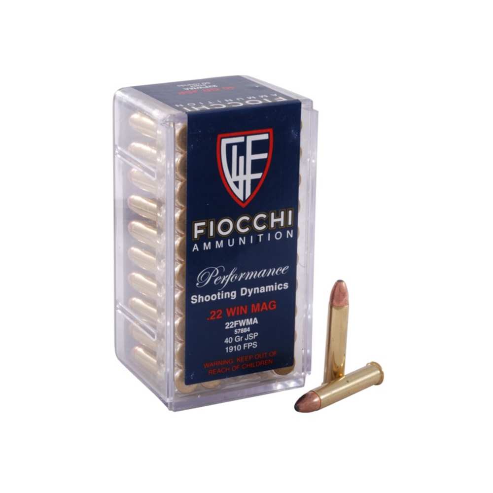 FIOCCHI 22WMR 40GR JSP 50/2000 - for sale