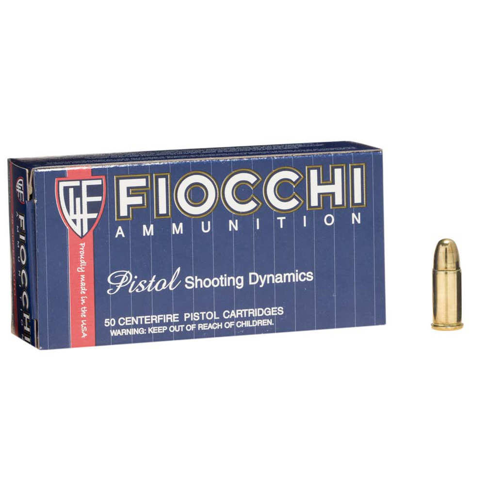 FIOCCHI 38 S&W SHORT 145GR FMJ 50RD 20BX/CS - for sale