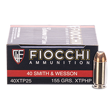 FIOCCHI 40 SW 155GR XTP-HP 25RD 20BX/CS - for sale
