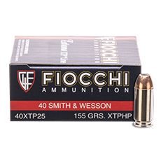 FIOCCHI 40 SW 155GR XTP-HP 25RD 20BX/CS < - for sale