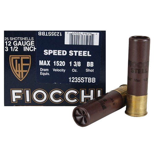 FIOCCHI FLYWAY 12GA 3.5" 1-3/8OZ #BB 1470FPS 25RD 10B/C - for sale