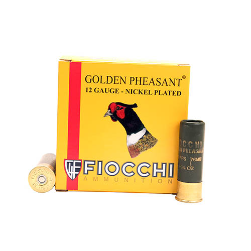 FIOCCHI GOLDEN PHEASANT 12GA 3" 1-3/4OZ #4 25RD 10BX/CS - for sale