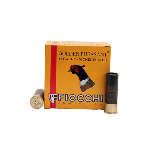 FIOCCHI GOLDEN PHEASANT 12GA 3" 1-3/4 #6 25RD 10BX/CS - for sale