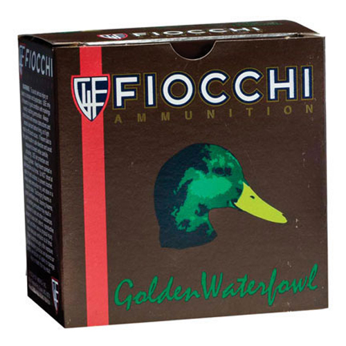 FIOCCHI GOLDEN WATERFOWL 12GA 3" 1-1/4OZ #BB 25RD 10BX/CS - for sale
