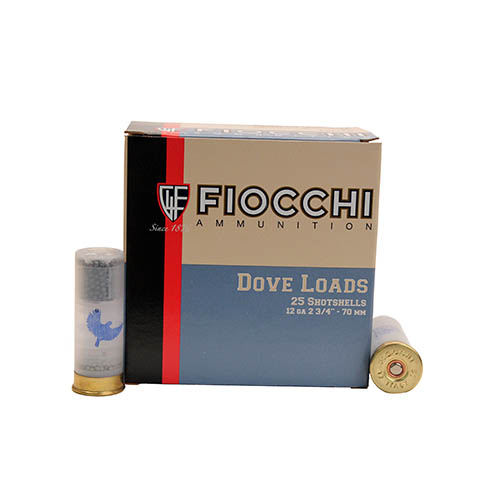 FIOCCHI D&Q 12GA 2.75" #8 25/250 - for sale