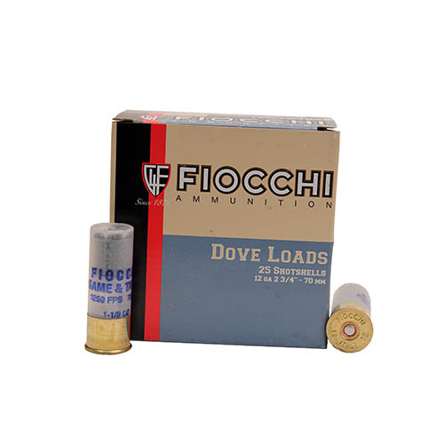 FIOCCHI D&Q 12GA 2.75" #8 25/250 - for sale
