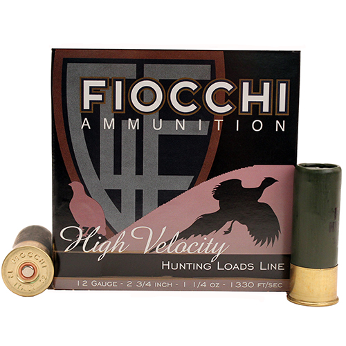 FIOCCHI 12GA 2.75" 1-1/4OZ #6 1330FPS 25RD 10BX/CS - for sale