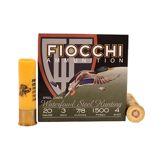 FIOCCHI 20GA #4 FLYWAY STEEL 25/250 - for sale