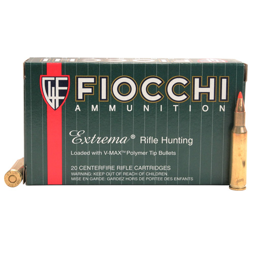 FIOCCHI 222 REM 50GR V-MAX 20RD 10BX/CS - for sale