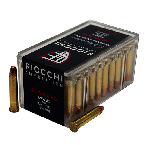 FIOCCHI 22WMR 40GR FMJ 50/2000 - for sale