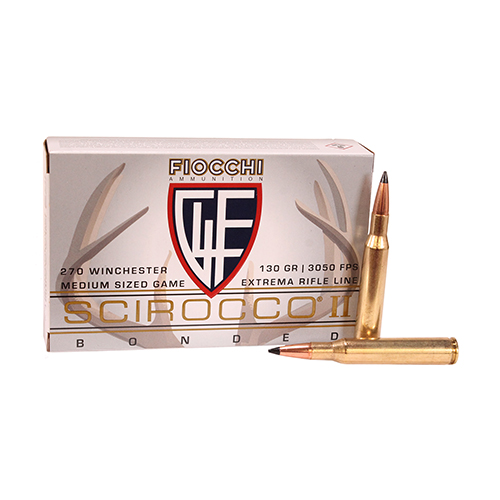FIOCCHI 270 WIN 130GR SCIROCCO 20RD 10BX/CS ! - for sale