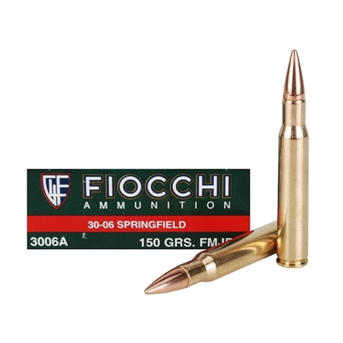 FIOCCHI 30-06 150GR FMJBT 20/200 - for sale