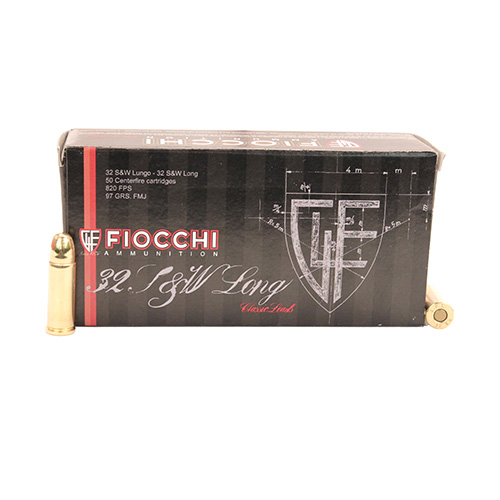 FIOCCHI 32 SW LONG 97GR FMJ 50RD 20BX/CS - for sale