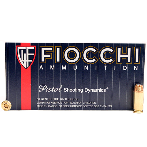 FIOCCHI 40 SW 165GR JHP 50RD 20BX/CS - for sale