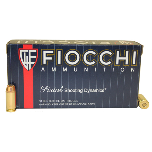 FIOCCHI 40 SW 180GR JHP 50RD 20BX/CS - for sale