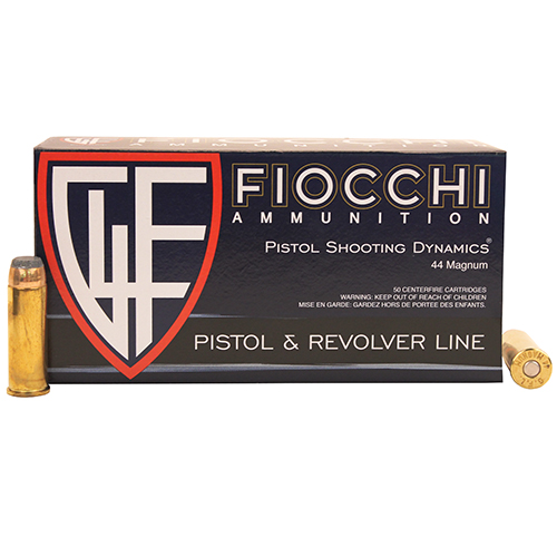 FIOCCHI 44 REM MAG 240GR JSP 50RD 10BX/CS - for sale