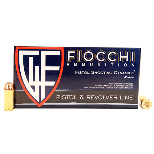 FIOCCHI 45ACP 230GR JHP 50/500 - for sale