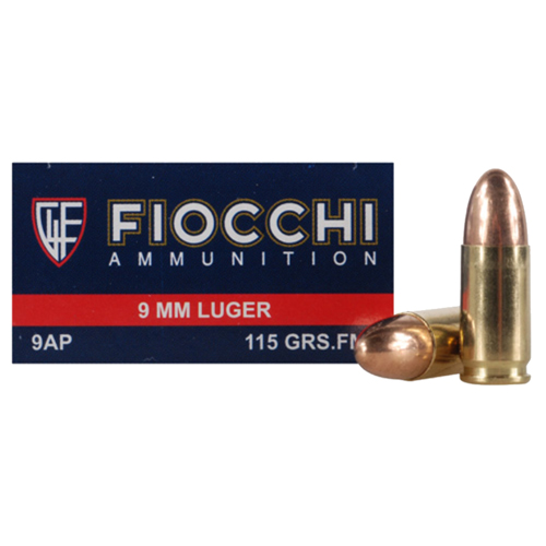 FIOCCHI 9MM 115GR FMJ 50/1000 - for sale