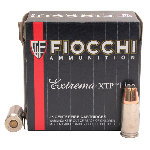 FIOCCHI 9MM 147GR XTP 25/500 - for sale