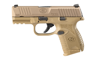 FN 509 COMPACT 9MM LUGER 1-12RD 1-15RD FDE - for sale