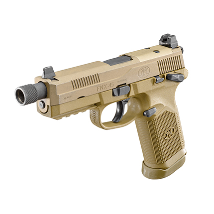 FN FNX-45 TACTICAL DA/SA MS .45ACP 2-15RD FDE NIGHT SIGHTS - for sale