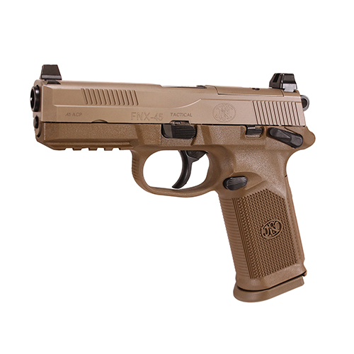 FNH FNX-45 TACTICAL 4.5 45ACP FDE NS 3-10RD - for sale