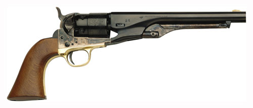 TRADITIONS BP REVOLVER 1860 COLT ARMY 44 CAL 8" CC/WALNUT! - for sale