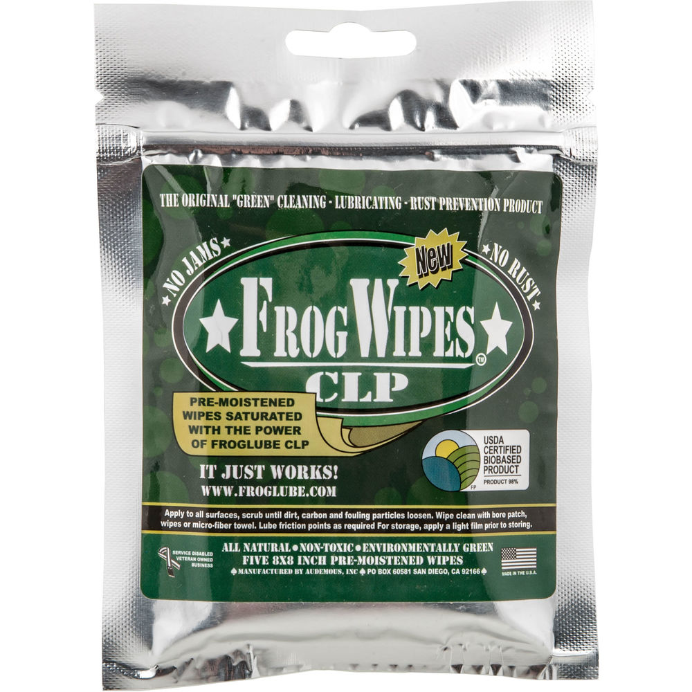 frog lube - FrogWipes - FROG LUBE PASTE WIPES 5PK for sale
