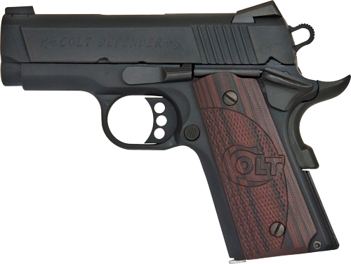 COLT DEFENDER 45ACP 3" FRONT NIGHT SIGHT 7RD ALLOY BLUE G10 - for sale