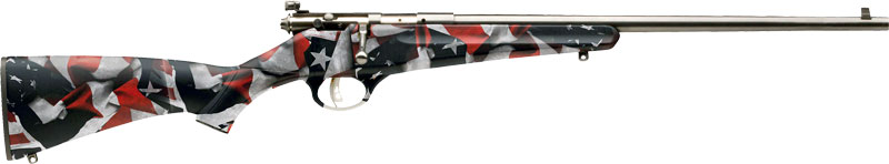 SAVAGE RASCAL YOUTH SINGLESHOT 22LR ACCU TRIG RED/WHITE/BLUE - for sale