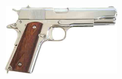 CIMARRON 1911 A1 45ACP 5" NICKEL 8RD - for sale