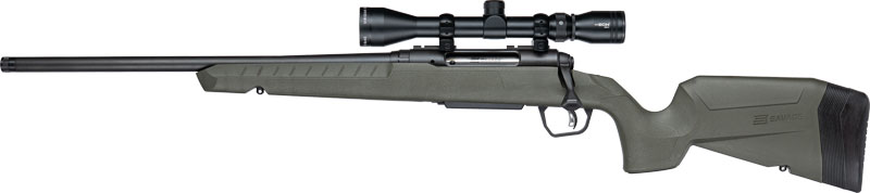 SAVAGE AXIS 2 XP 308 20" LH THREADED W/3-9X40 BLACK/GREEN - for sale