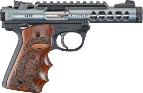 RUGER MARK IV 22/45 LITE 22LR 4.4" BULL AS TGT GRIPS GRAY - for sale