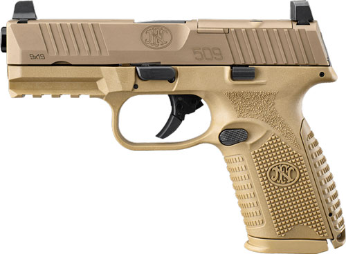 FN 509 MIDSIZE MRD 9MM LUGER 2-10RD FDE - for sale