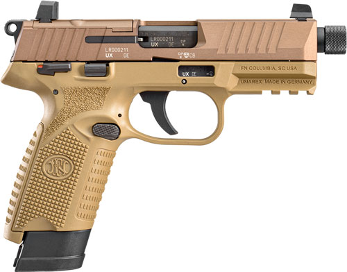FN 502T 22LR 4.6" 1-15RD 1-10RD FDE - for sale