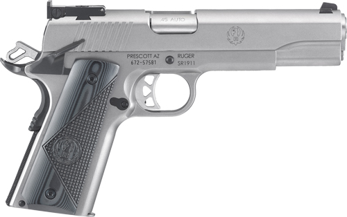 RUGER SR1911 TRGT 45ACP 5" STS 8RD - for sale