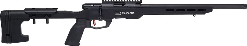 SAVAGE B22 PRECISION .22LR 18" HB MDT CHASSIS W/RAIL BLACK - for sale