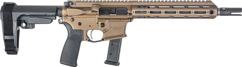 CHRISTENSEN CA9MM 9MM 10.5" CF M-LOK BURNT BRONZE< - for sale