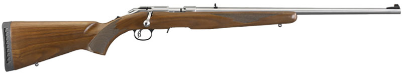 RUGER AMERICAN .17HMR 9-SHOT 22" STAINLESS WALNUT (TALO) - for sale