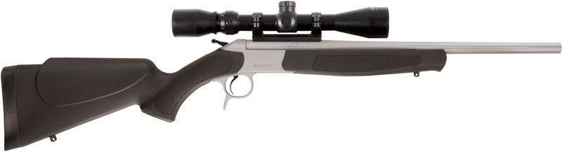 CVA SCOUT TD COMPACT .243 WIN 20" 3-9X40 SS/BLACK SYN - for sale