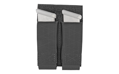 GREY GHOST DOUBLE PISTOL MAGNA MAG POUCH LAMINATE BLACK - for sale