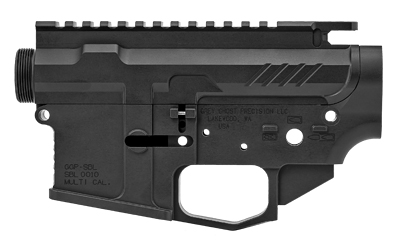 GREY GHOST PREC MKII AR-15 RECEIVER SET BILLET BLACK - for sale