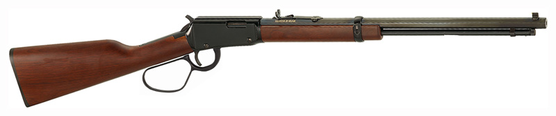 HENRY FRONTIER .17HMR 20" OCT- AGON BLUED WALNUT LARGE LOOP - for sale