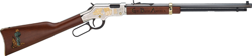 HENRY GOD BLESS AMERICA 22S/L/LR 20" OCTAGON ENGRAVED - for sale
