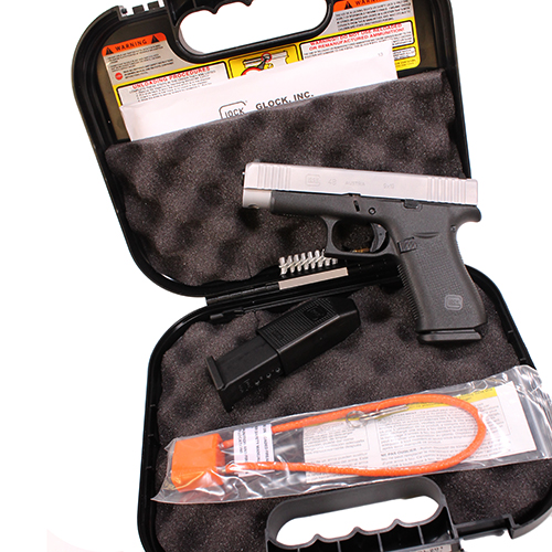 GLOCK 48 9MM 10RD SILVER - for sale