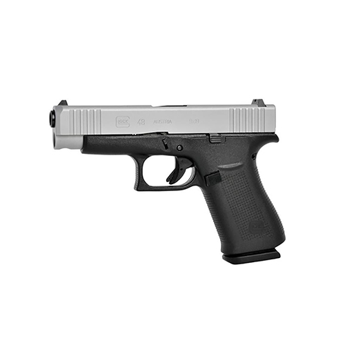 GLOCK 48 9MM 10RD SILVER - for sale
