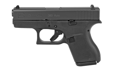GLOCK 42 .380ACP FS US MFG 6-SHOT BLACK G-GUN! - for sale