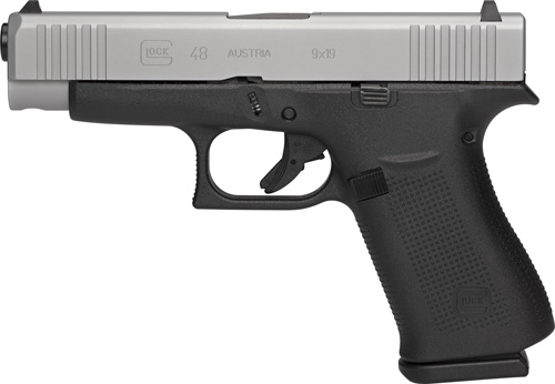 GLOCK 48 9MM 10RD SILVER - for sale