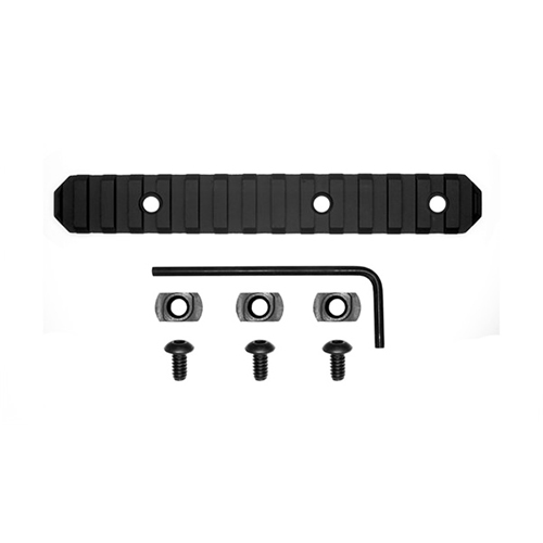 GROVTEC RAIL SECTION M-LOK 6" 15 SLOT ALUMINUM BLACK - for sale